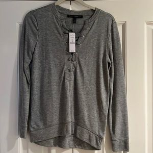 NWT WHBM sweatshirt grey XS